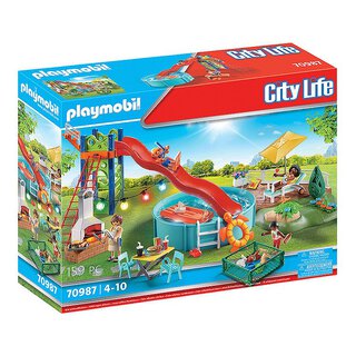 70987 Playmobil City Life - Poolparty mit Rutsche