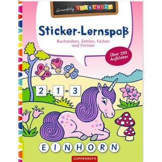 Sticker - Lernspass - Buchstaben, Zahlen, Farben und Formen