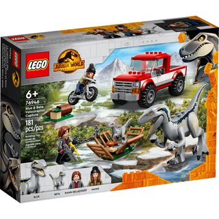 Lego Jurassic World - Blue & Beta in der Velociraptor-Falle 76946 | Lego