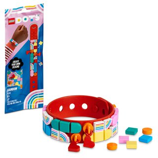 Lego Dots - Regenbogen Armband mit Anhänger 41953 | Lego