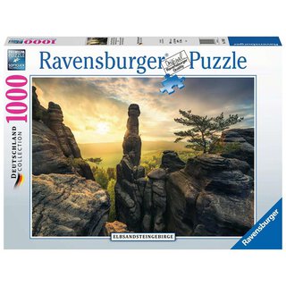 Ravensburger Puzzle - Erleuchtung-Elbsandsteingebirge 1000 Teile | Ravensburger