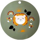Silikon Tischset Löwe Olive | Kikadu