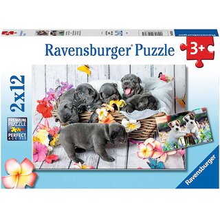 Puzzle Kleine Fellknuel 2x12 | Ravensburger