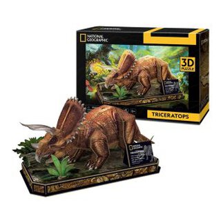 3D Puzzle Triceratops 44 teilig | sombo