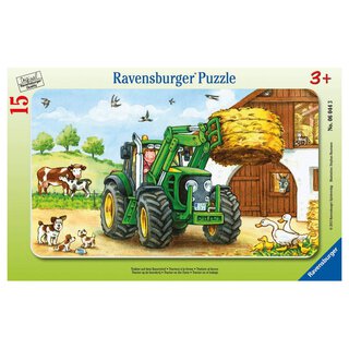 RAVENSBURGER Puzzle Traktor a.d.Bauernhof | Ravensburger