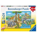 RAVENSBURGER Puzzle Willkommen im Zoo | Ravensburger