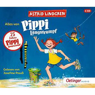 Alles von Pippi Langstrumpf 6 CD | Oetinger