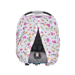 Cotton Muslin Car Seat Canopy - Berry& Bloom