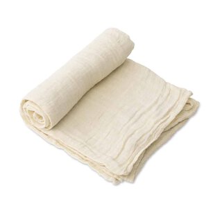 Cotton Muslin Swaddle Single - Linen