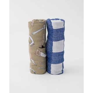 Deluxe Muslin Swaddle 2 Pack - Work Bench
