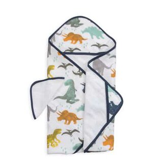 Hooded Towel & Wash Cloth Set - Dino Friends