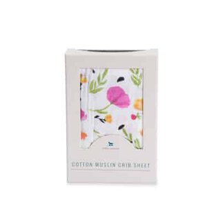 Cotton Muslin Crib Sheet - Berry & Bloom