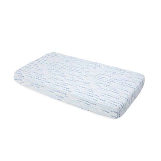 Cotton Muslin Crib Sheet - High Tide