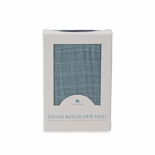 Cotton Muslin Crib Sheet - Spruce