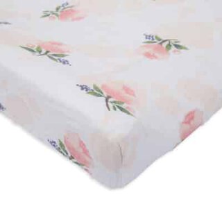 Brushed Changing Pad Cover - Watercolor Rose