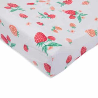 Brushed Changing Pad Cover - Strawberry