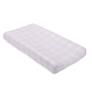 Brushed Changing Pad Cover - Lilac Plaid