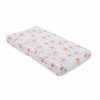 Brushed Changing Pad Cover - Pink Ladies