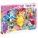 Puzzle Brilliant Princess 104 tlg.  | Clementoni