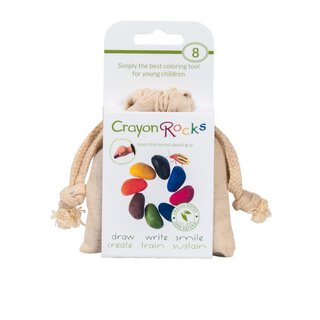 Crayon Rocks im Baumwollsäckchen (8 Farben) | Crayon Rocks