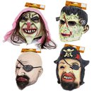 Halloween-Masken 4-fach ass.  | Fasnacht