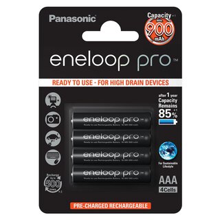 ENELOOP PRO Batterie Eneloop Pro 4xAAA | ENELOOP PRO
