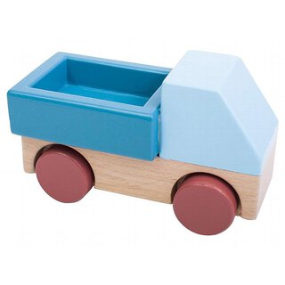 Wagen aus Holz,steinblau