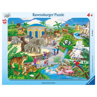 RAVENSBURGER Puzzle Besuch im Zoo | Ravensburger