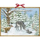Wand-Adventskalender - Weihnachtsesel | Coppenrath