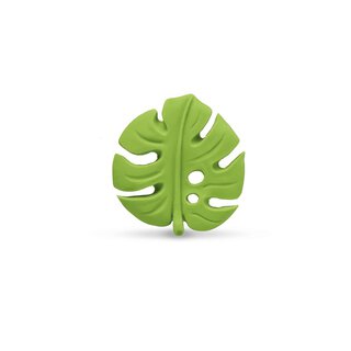 Beissring Blatt grün 10 x 0.7 x 9 cm, Naturkautschuk | Lanco Toys