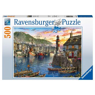 RAVENSBURGER Puzzle Morgens am Hafen | Ravensburger