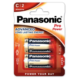 PANASONIC PRO POWER Batterie Panasonic C, 2-er | PANASONIC PRO POWER