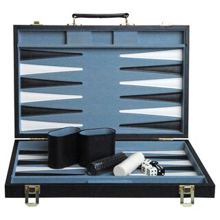 WEIBLE Backgammon Koffer schwarz | WEIBLE