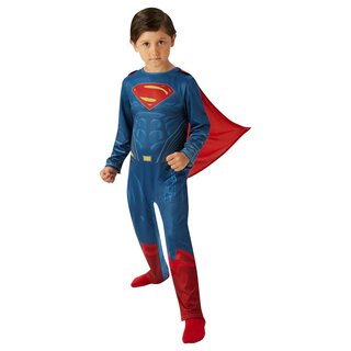 Superman, 7-8 Jahre Grösse L, Overall mit Cape, | RUBIES