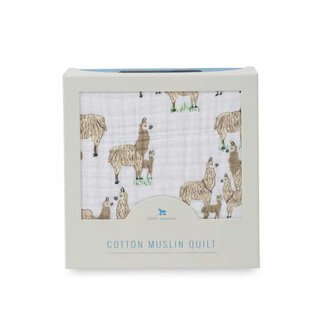 Cotton Muslin Quilt - Llama