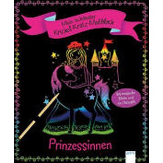 Prinzessinnen Kickel-Kratz-Malblock  | Arena