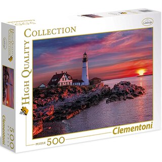 Puzzle Leuchtturm 500 tlg.  | Clementoni