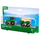 BRIO Holz Traktor mit Ladung | BRIO