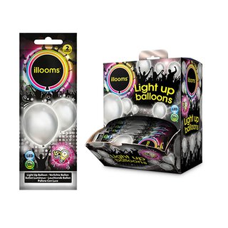 2 LED Ballone silber  | Sombo