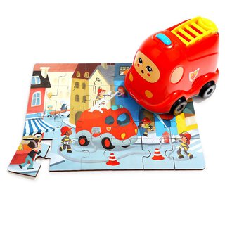 TOPBRIGHT Holzpuzzle Feuerwehr | TOPBRIGHT