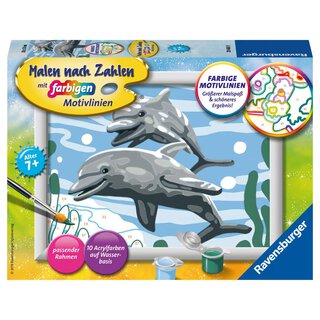 RAVENSBURGER Malset Freundliche Delfine | Ravensburger