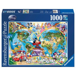 RAVENSBURGER Puzzle Disneys Weltkarte | Ravensburger