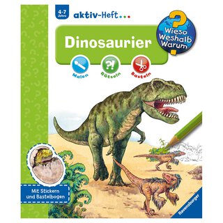 RAVENSBURGER Dinosaurier, Aktiv-Heft | Ravensburger