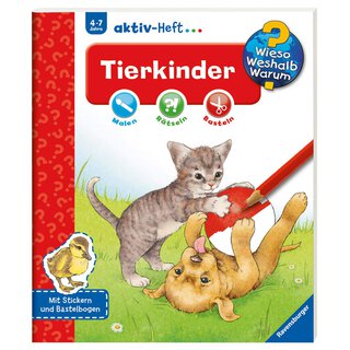 RAVENSBURGER Tierkinder, Aktiv-Heft | Ravensburger